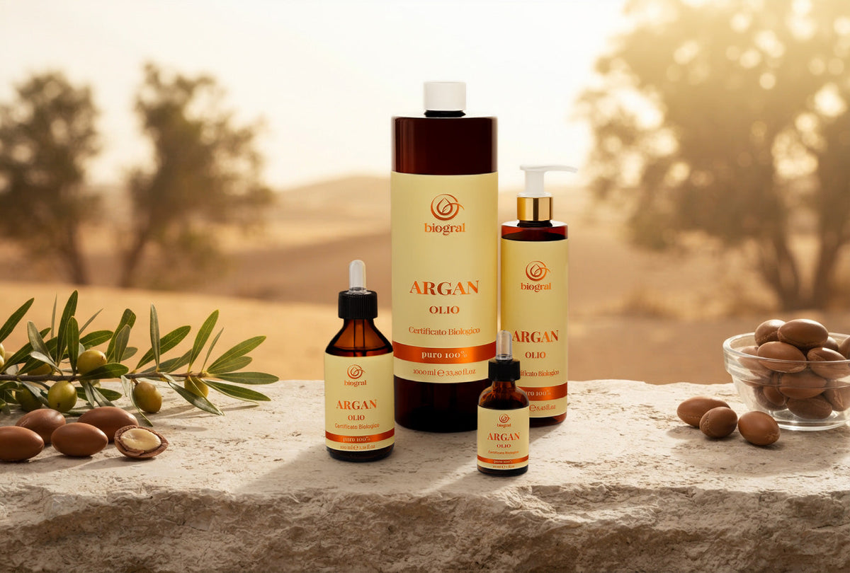 Biogral e l'Olio di Argan: il perfetto equilibrio tra rituale antico e innovazione cosmetica