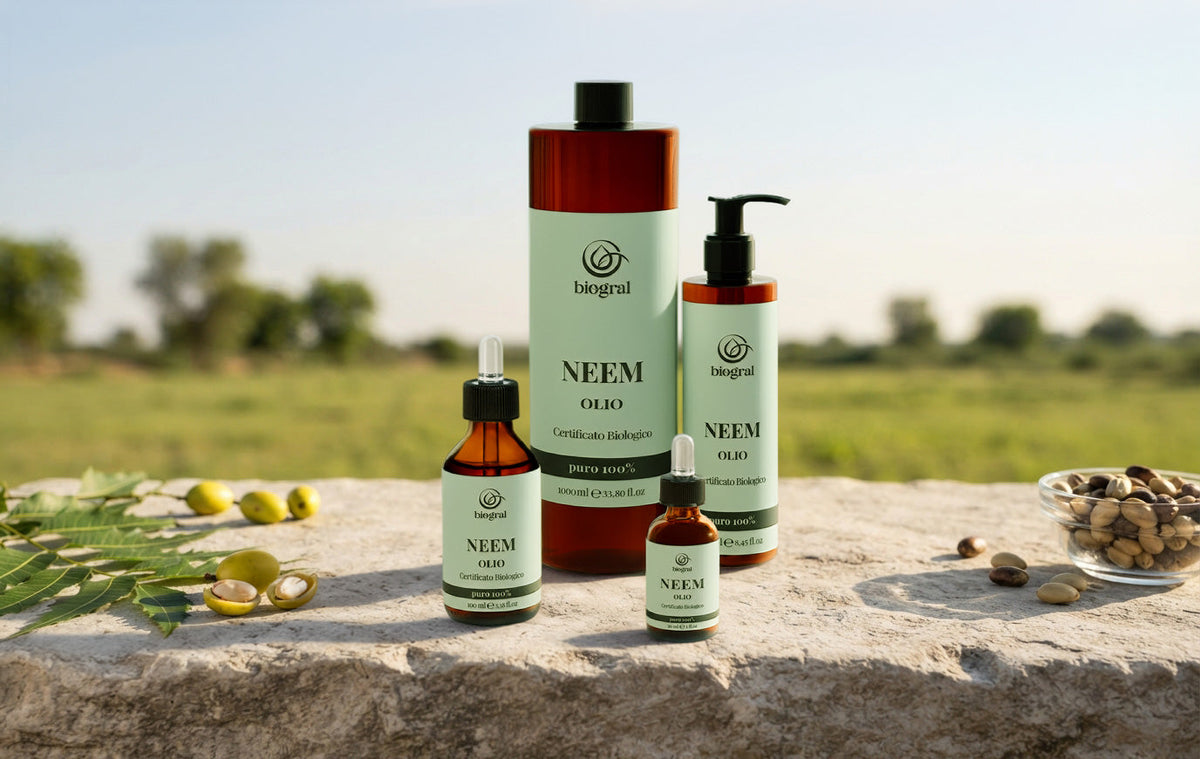 Benefici dell’Olio di Neem Biologico: il segreto millenario della cosmetica Biogral