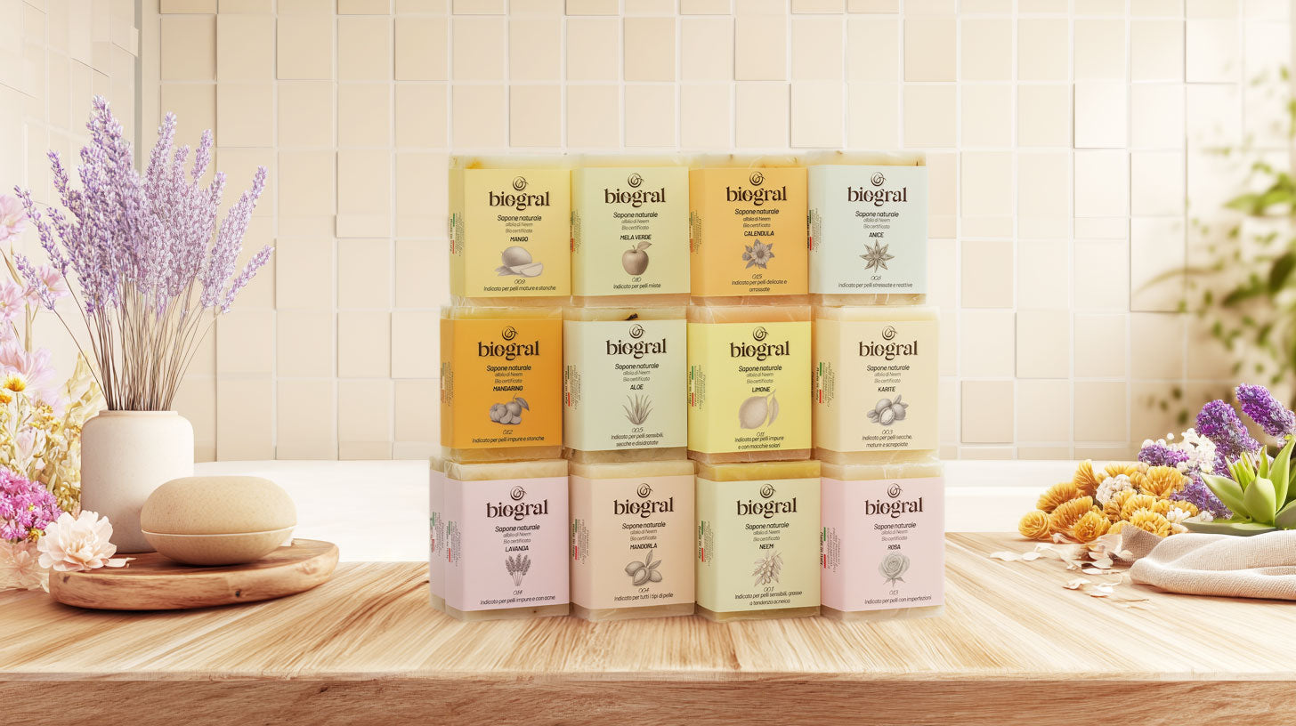 Saponi naturali biocertificati all'olio di Neem | Biogral