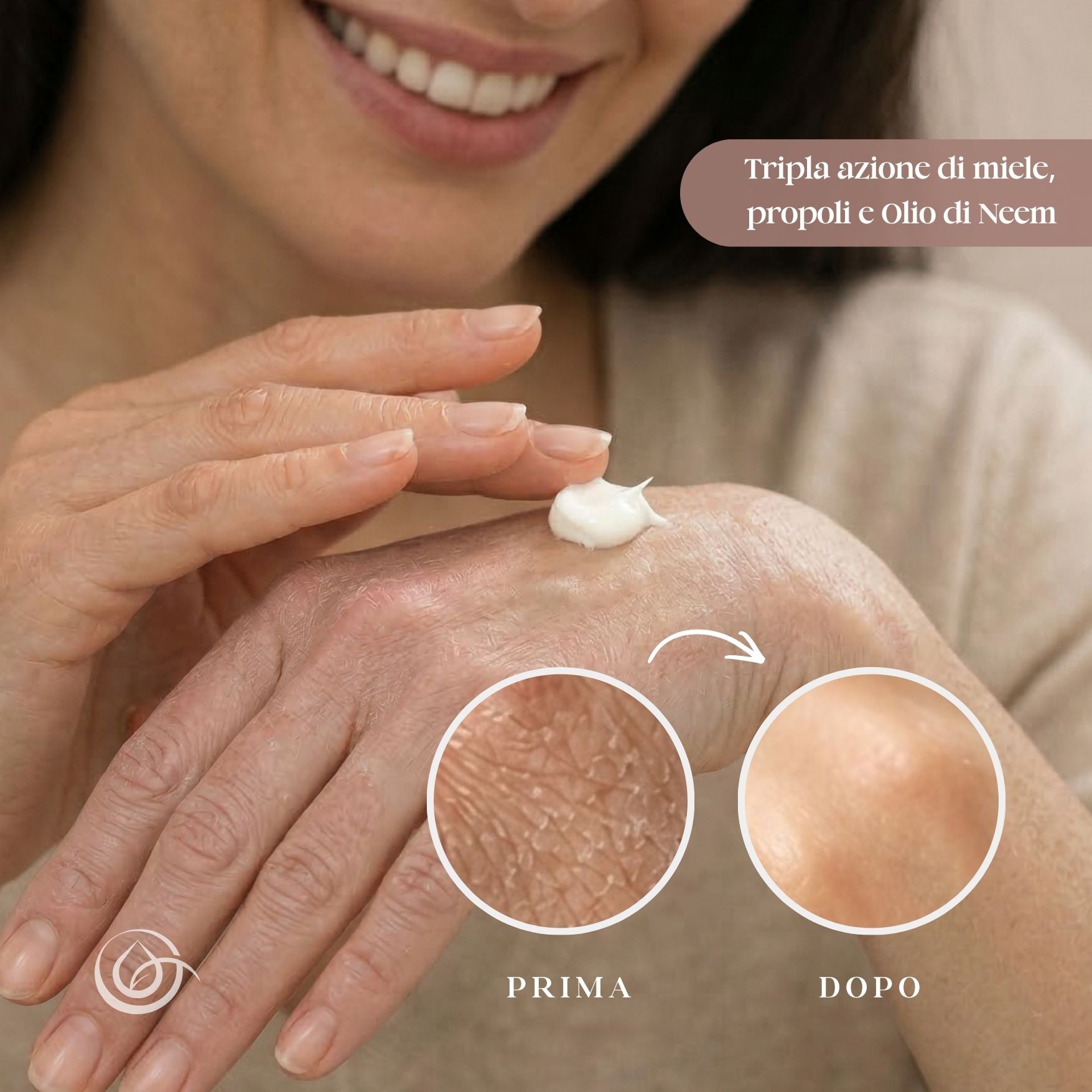 Hand Repair Pro - Crema Mani Rigenerante con Propoli, Miele e Olio di Neem (100 ml)