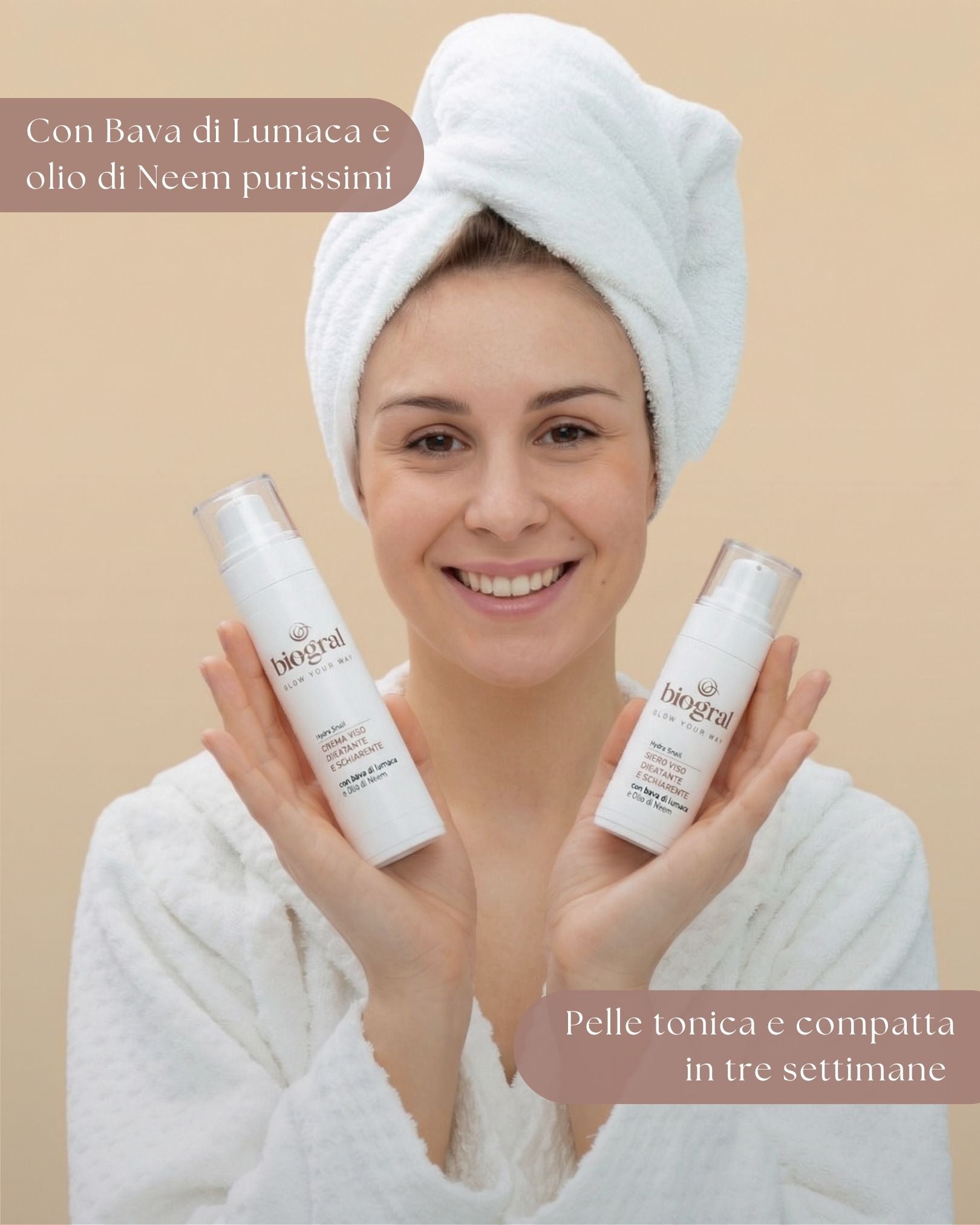 Kit Anti Macchie Rigenerante e Schiarente Hydra Snail