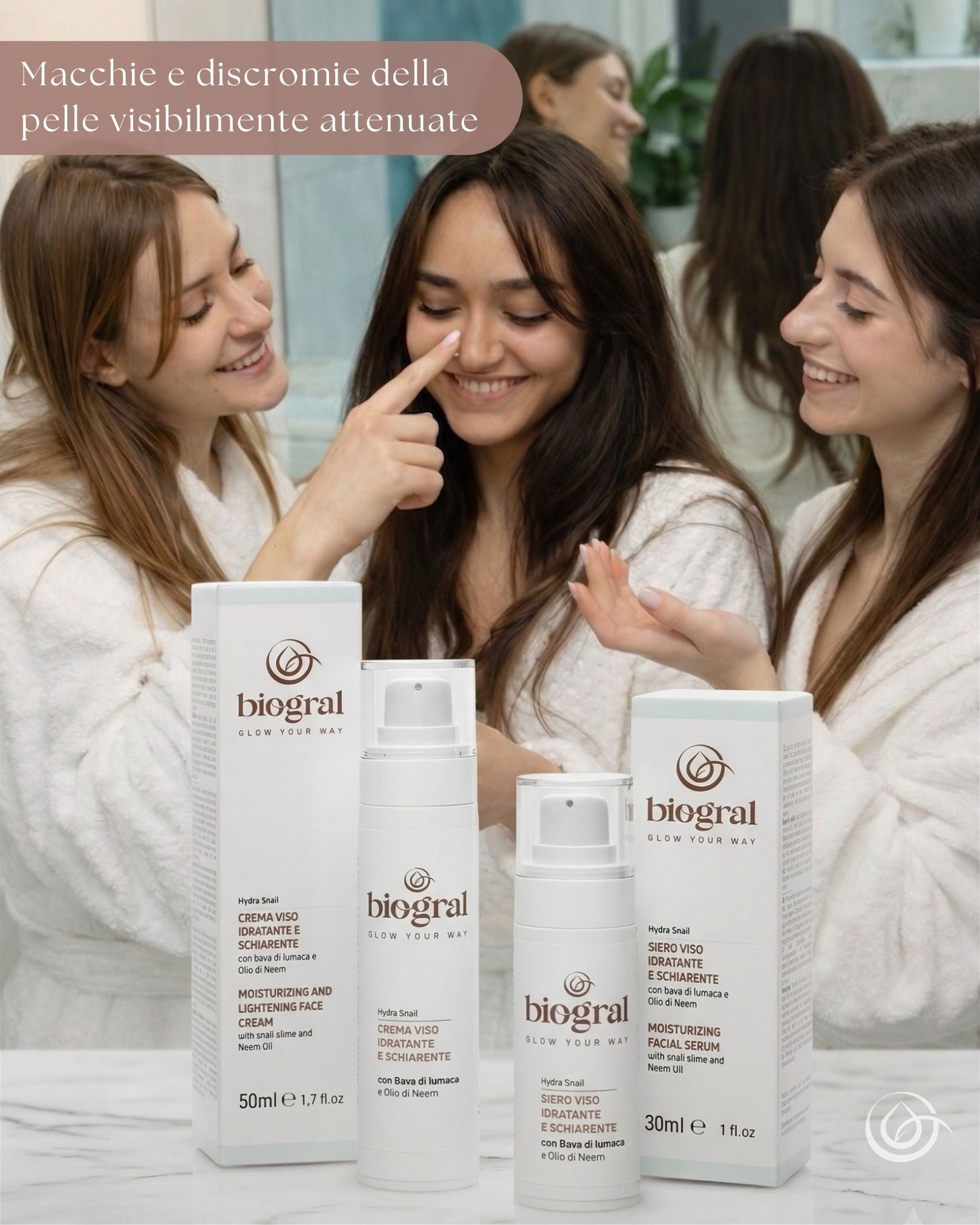 Kit Anti Macchie Rigenerante e Schiarente Hydra Snail