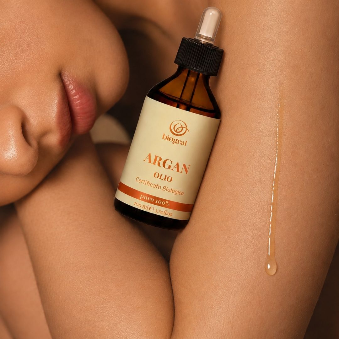 Olio di Argan Puro Biologico - Certificato ECOCERT Cosmos Organic