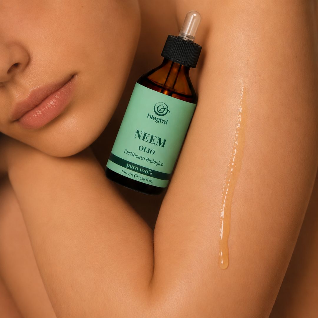 Olio di Neem Puro Biologico - Certificato ECOCERT Cosmos Organic
