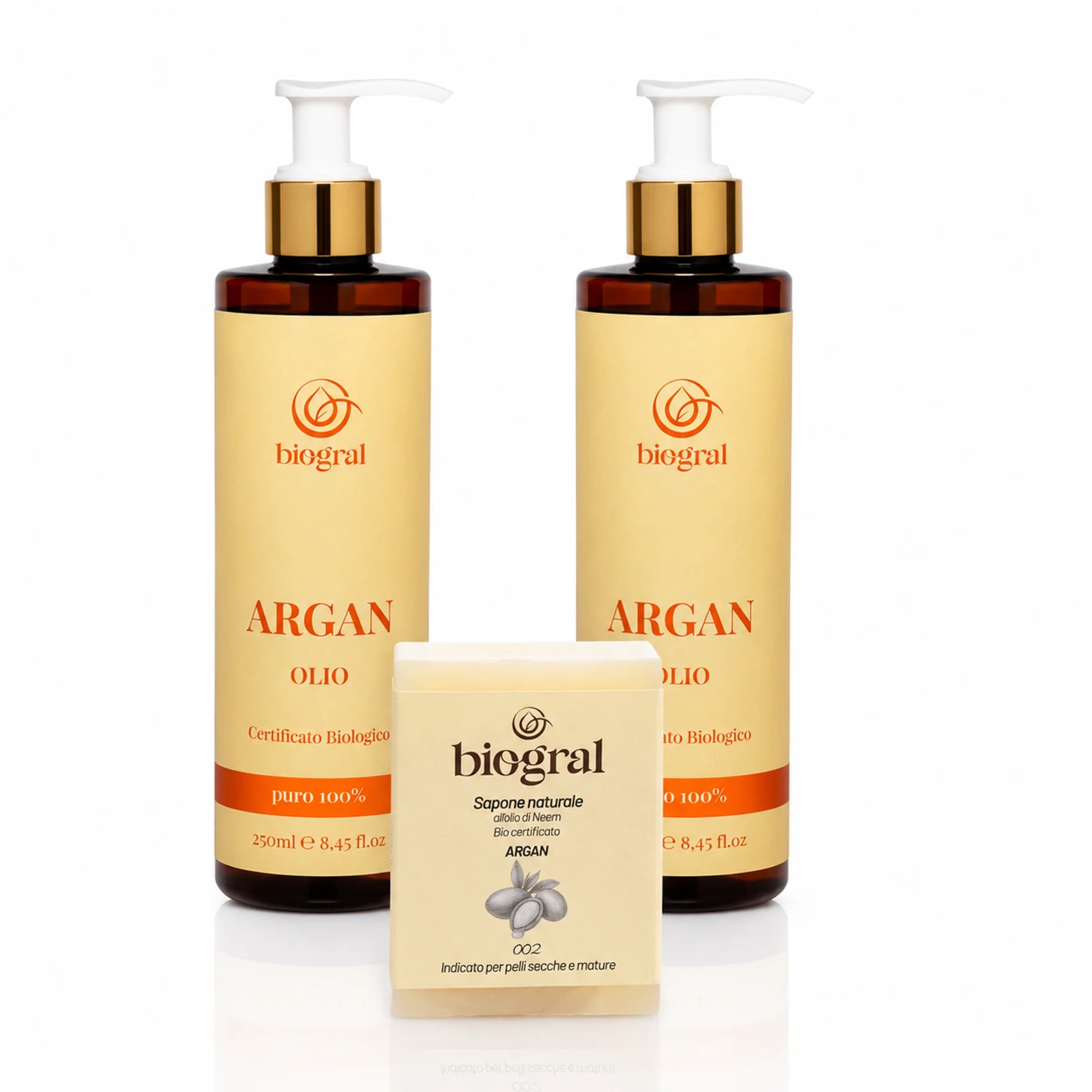 Olio di Argan Puro Biologico - Certificato ECOCERT Cosmos Organic