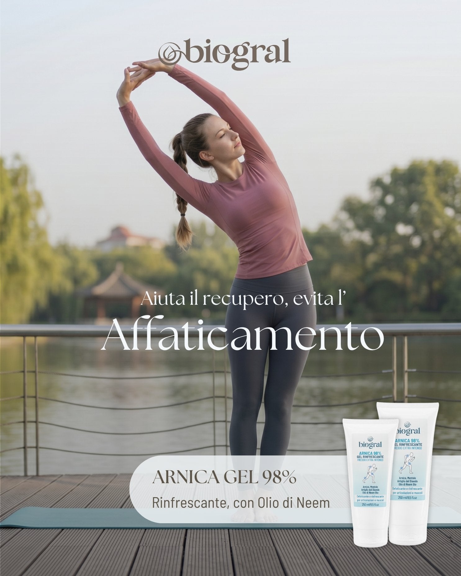 Arnica 98% Gel Rinfrescante Freddo Extra Intenso. Indicato per Sportivi, Per Massaggi a Muscoli e Articolazioni.