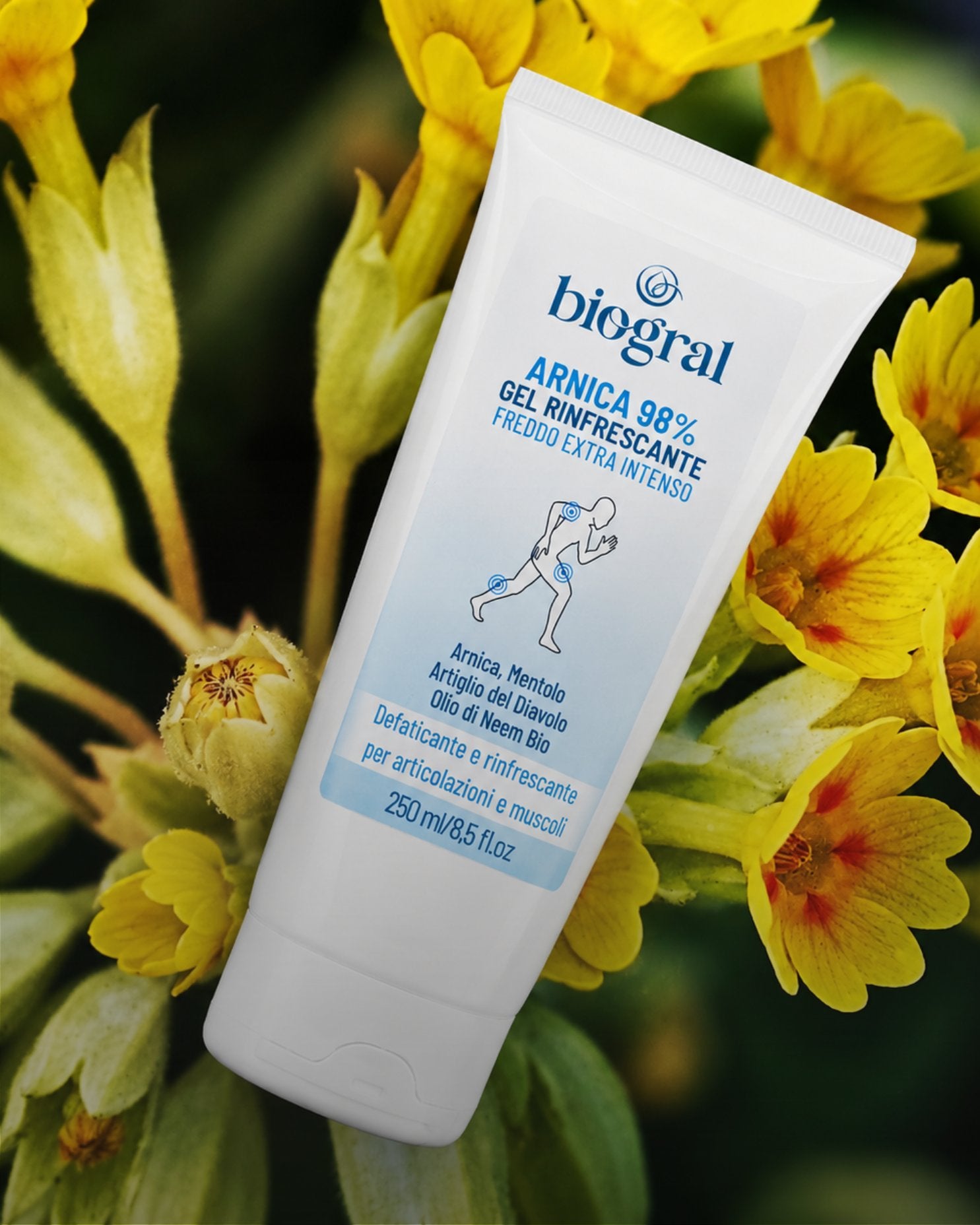 Arnica 98% Gel Rinfrescante Freddo Extra Intenso. Indicato per Sportivi, Per Massaggi a Muscoli e Articolazioni.