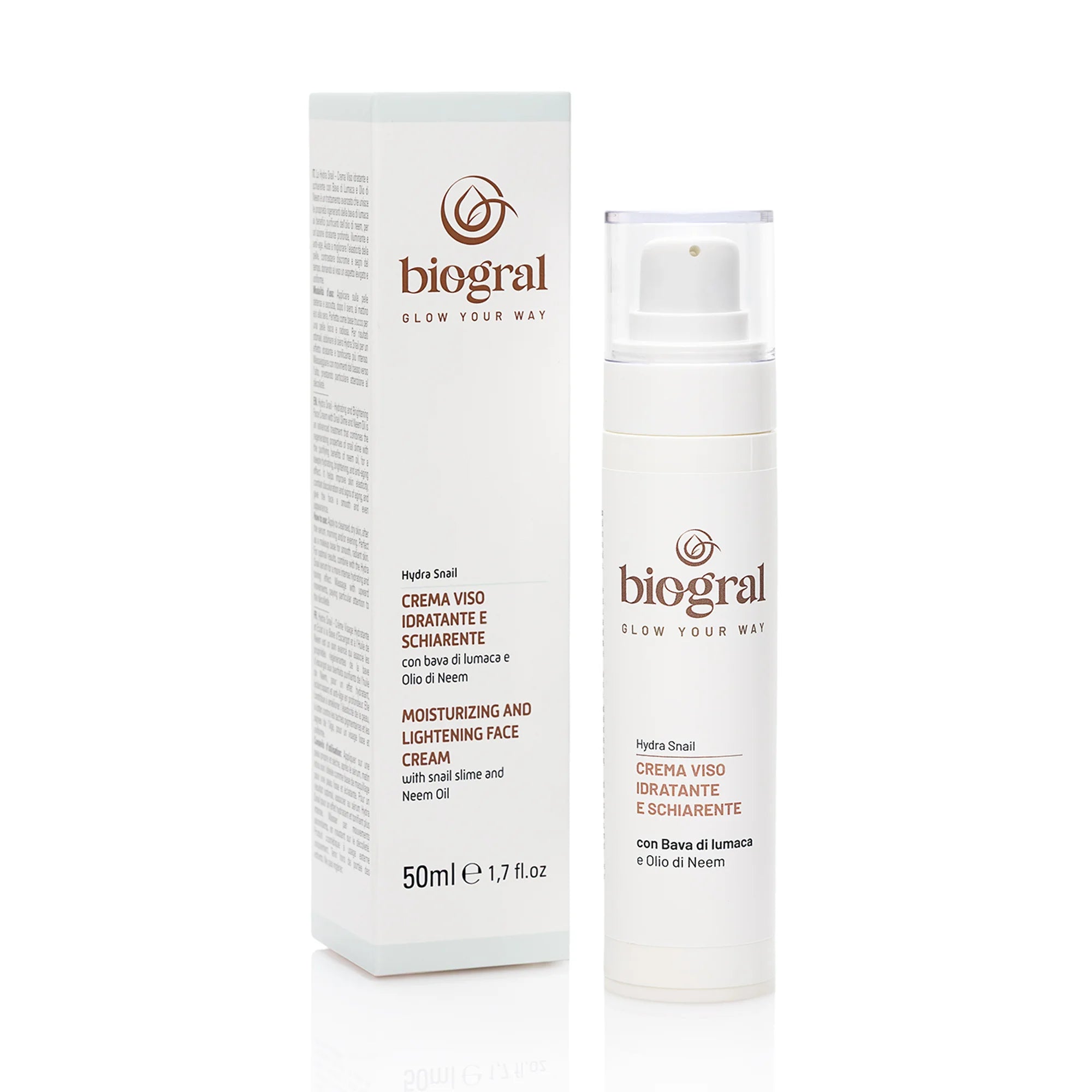 Hydra Snail Crema viso con bava di lumaca (50 ml)