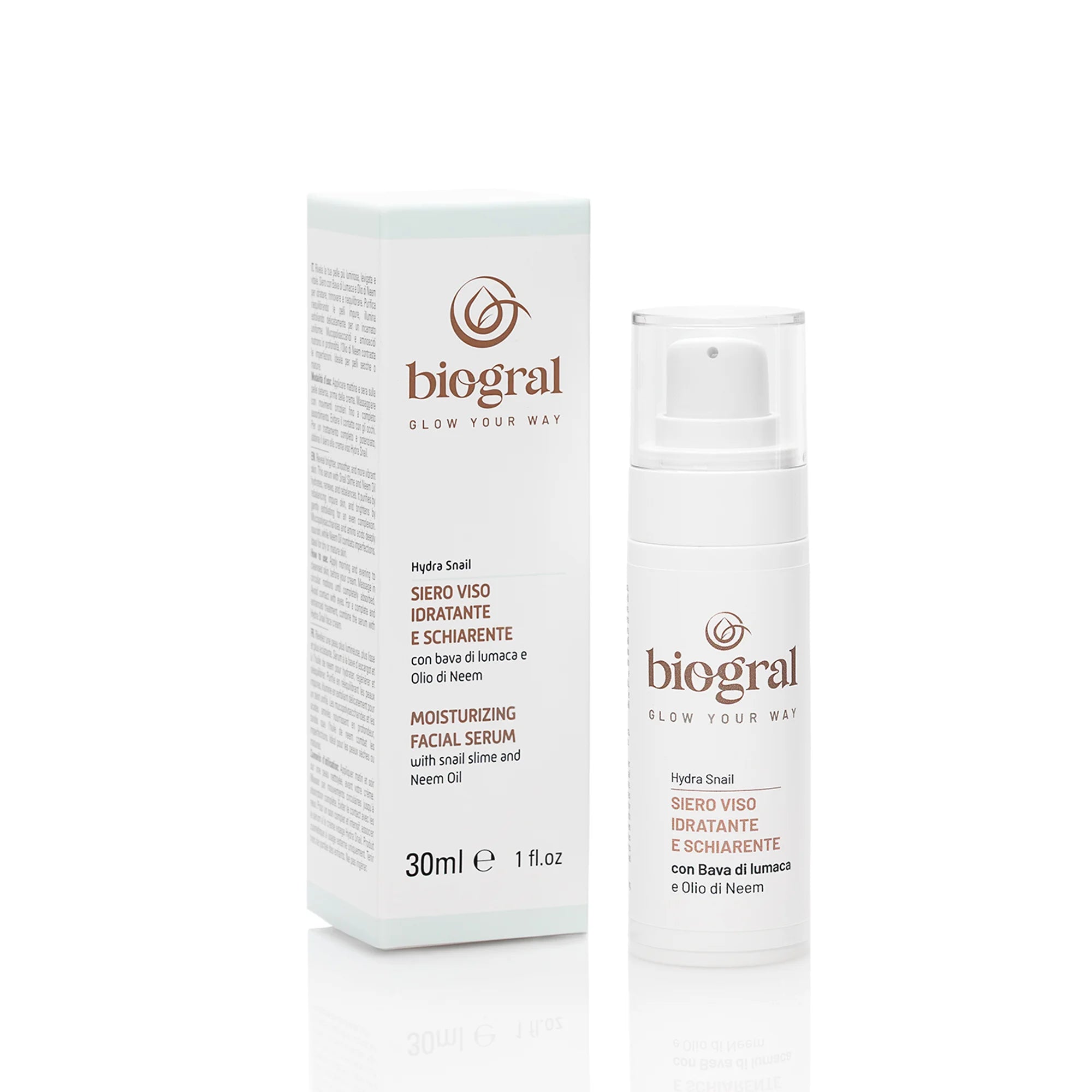 Hydra Snail Siero viso con bava di lumaca (30 ml)