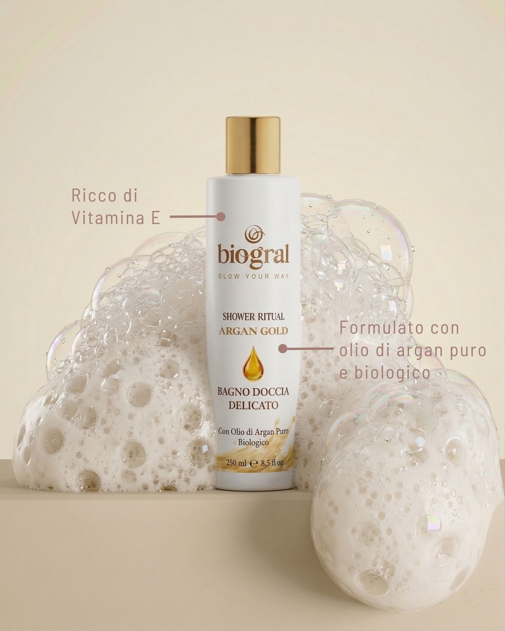 Shower Ritual Argan Gold - Bagno Doccia Delicato